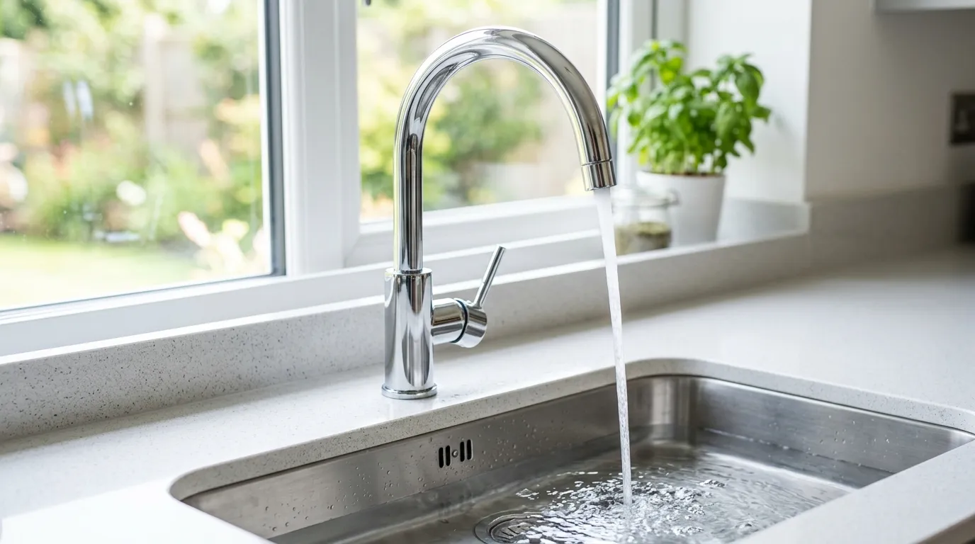 Local Plumbing Master Pros same day plumber fixing a faucet in Sumner, WA